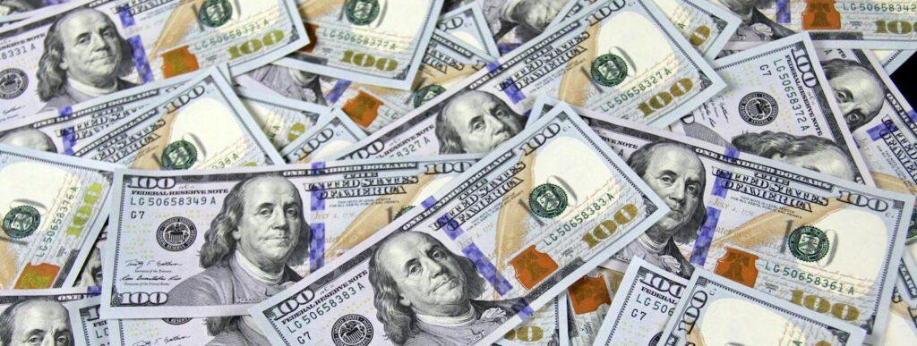 100 US Dollar Banknotes